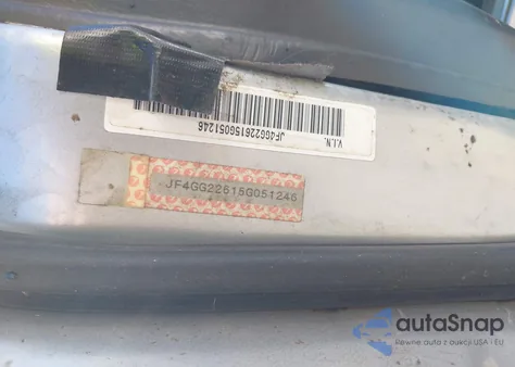 2005 Saab 9-2X Aero z USA, uszkodzony, nr VIN JF4GG22615G051246